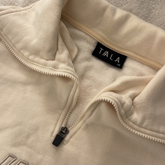 TALA quarter zip cropped sweatshirt - Picture 2 of 2